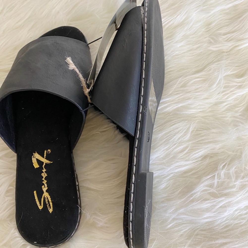 BNWT SEVEN7 MALIBU SANDAL color BLACK, SIZ… - Picture 5 of 7